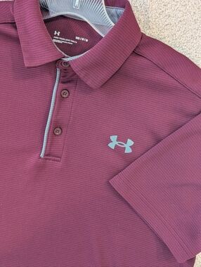 Under Armour Men's Tech Short Sleeve Golf Polo Sz M